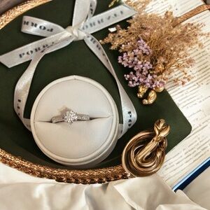 1 CTW Moissanite Ring